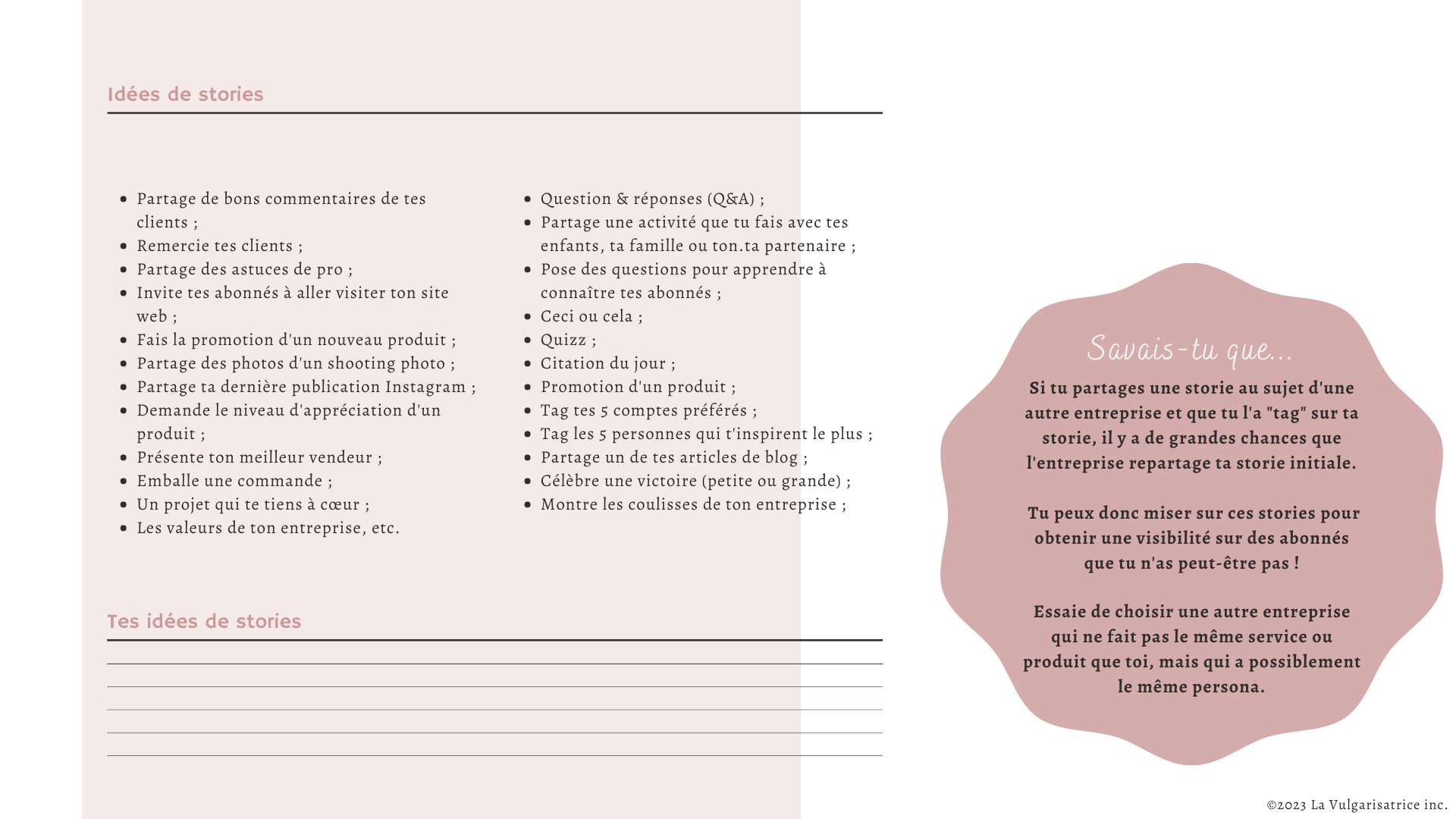 Calendrier de publication