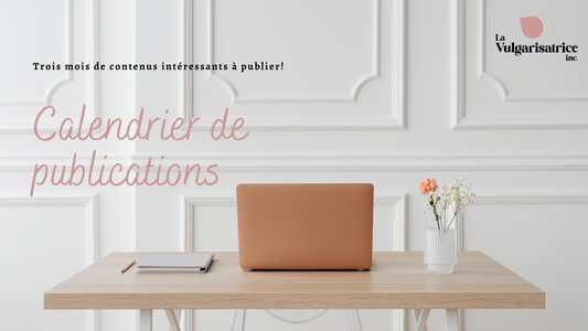 Calendrier de publication